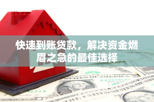 宁河快速到账贷款，解决资金燃眉之急的最佳选择