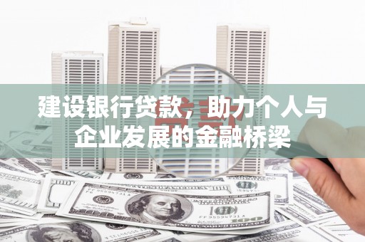 宁河建设银行贷款，助力个人与企业发展的金融桥梁