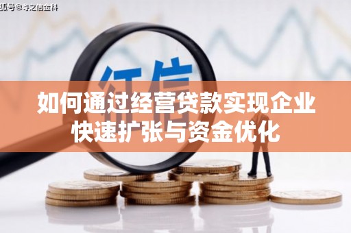 宁河如何通过经营贷款实现企业快速扩张与资金优化