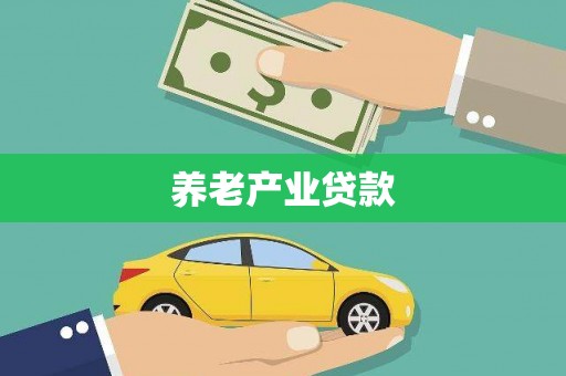 宁河养老产业贷款
