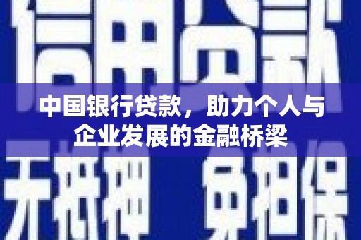 宁河中国银行贷款，助力个人与企业发展的金融桥梁