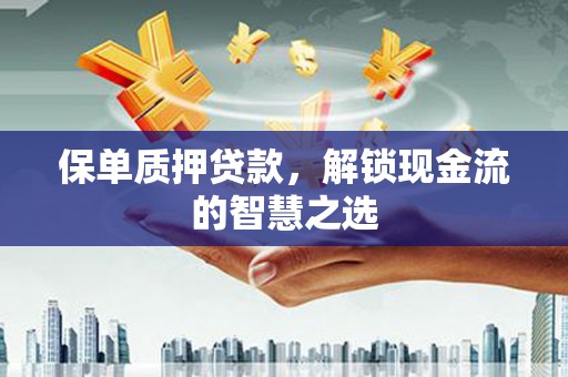 宁河保单质押贷款，解锁现金流的智慧之选